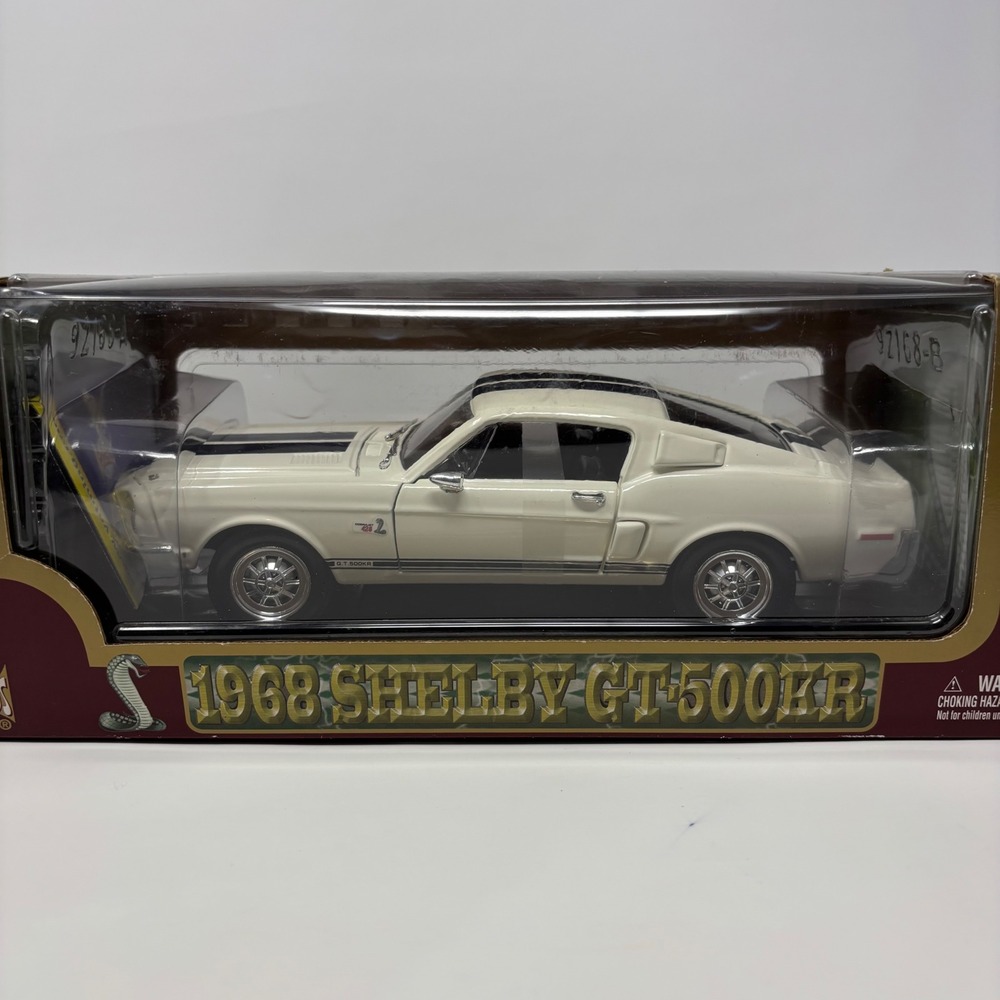 1968 Shelby GT500 KR White 1:18 Yat Ming Road Legends Diecast New Imperfections